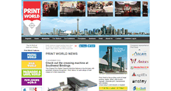 Desktop Screenshot of printworldshow.com